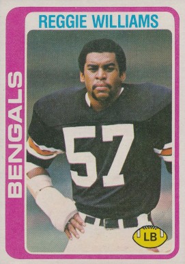 1978 Topps Reggie Williams #229 Football Card