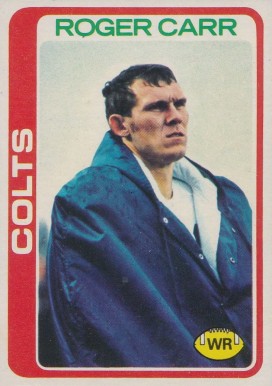 1978 Topps Roger Carr #195 Football Card