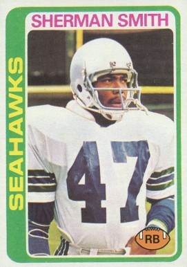 1978 Topps Sherman Smith #191 Football Card