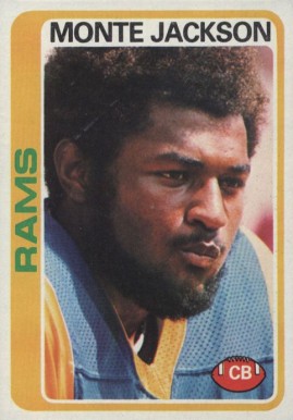 1978 Topps Monte Jackson #180 Football Card