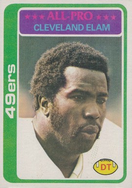 1978 Topps Cleveland Elam #170 Football Card