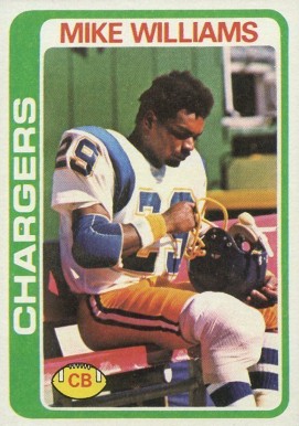 1978 Topps Mike Williams #152 Football Card