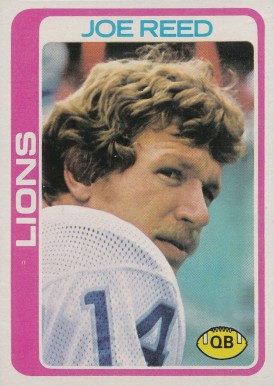 1978 Topps Joe Reed #147 Football Card