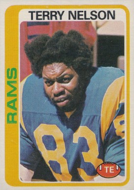 1978 Topps Terry Nelson #18 Football Card