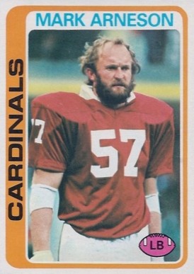 1978 Topps Mark Arneson #27 Football Card