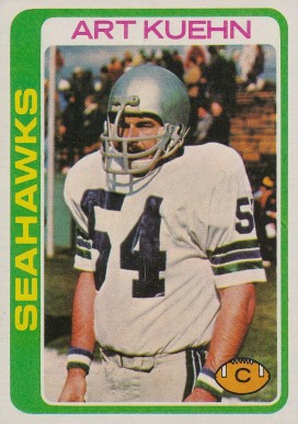 1978 Topps Art Kuehn #43 Football Card
