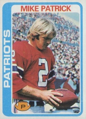1978 Topps Mike Patrick #56 Football Card