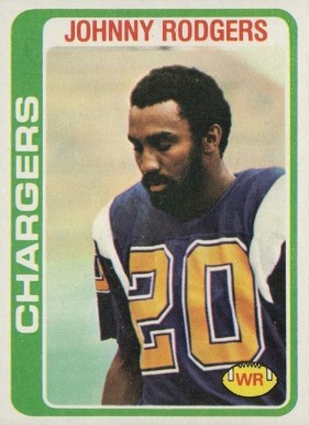 1978 Topps Johnny Rodgers #63 Football Card
