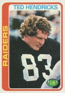 1978 Topps Ted Hendricks #68 Football Card
