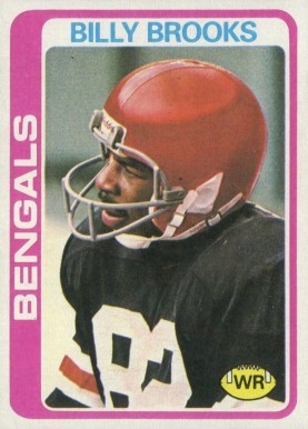 1978 Topps Billy Brooks #74 Football Card