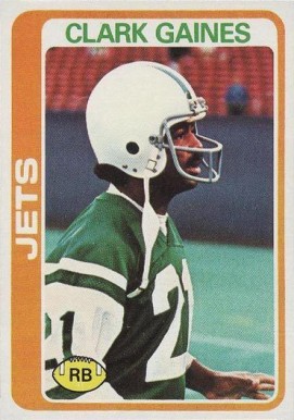 1978 Topps Clark Gaines #81 Football Card