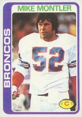 1978 Topps Mike Montler #83 Football Card