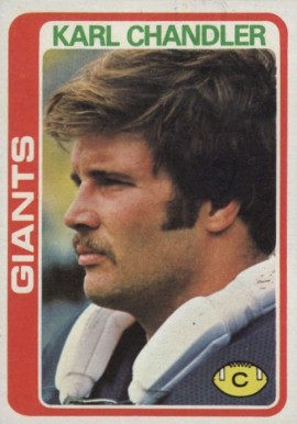 1978 Topps Karl Chandler #99 Football Card