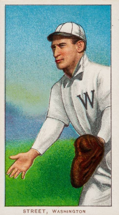 1909 White Borders American Beauty No Frame  Street, Washington #470 Baseball Card