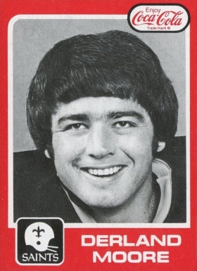 1979 Saints Coke Derland Moore #35 Football Card