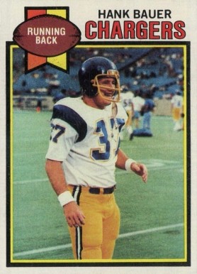 1979 Topps Hank Bauer #499 Football Card