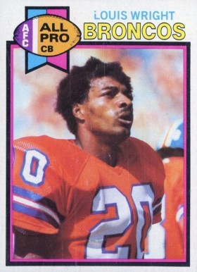 1979 Topps Louis Wright #340 Football Card