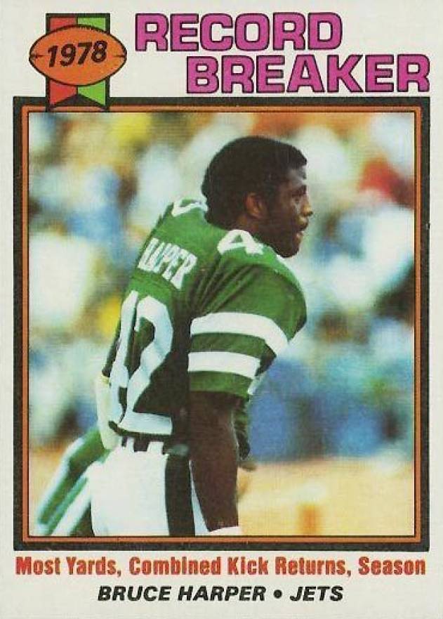1979 Topps Bruce Harper #333 Football Card