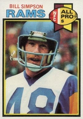 1979 Topps Bill Simpson #312 Football Card
