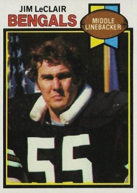 1979 Topps Jim LeClair #454 Football Card