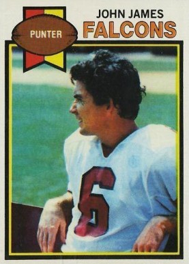 1979 Topps John James #490 Football Card