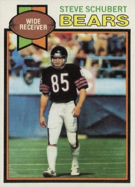 1979 Topps Steve Schubert #457 Football Card