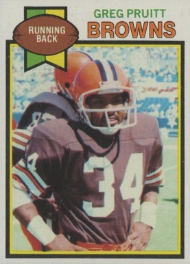 1979 Topps Greg Pruitt #455 Football Card