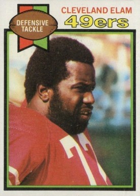 1979 Topps Cleveland Elam #410 Football Card