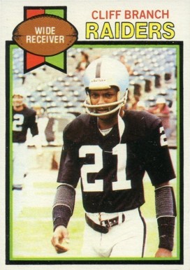 1979 Topps Cliff Branch #415 Football Card