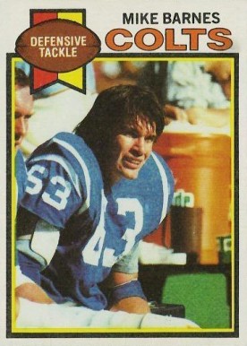 1979 Topps Mike Barnes #398 Football Card