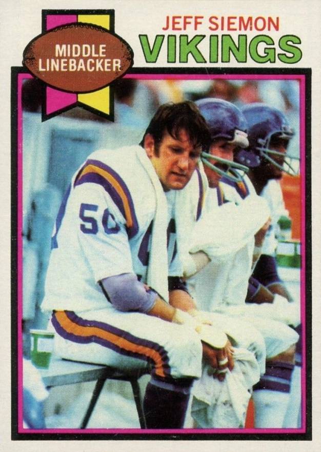 1979 Topps Jeff Siemon #378 Football Card