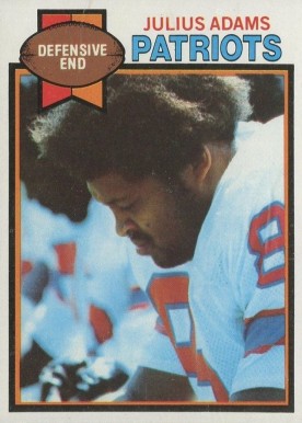 1979 Topps Julius Adams #242 Football Card