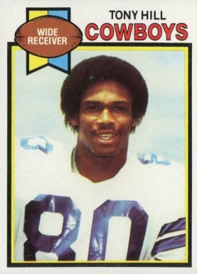 1981 Topps #355 Tony Hill WR Dallas Cowboys Football Card