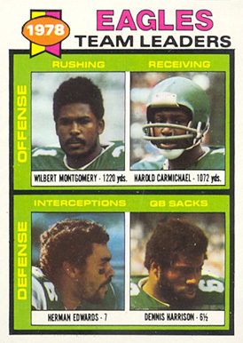 1979 Topps Eagles Team Leaders #151 Football Card