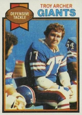 1979 Topps Troy Archer #81 Football Card