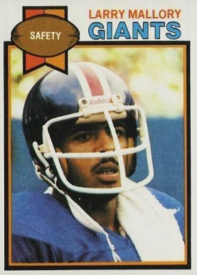 1979 Topps Larry Mallory #62 Football Card