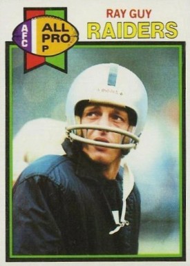 1979 Topps Ray Guy #50 Football Card