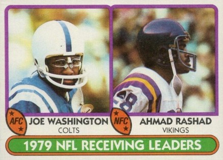 1980 Topps Receiving Leaders #332 Football Card