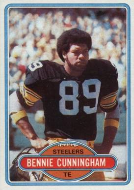 1980 Topps Bennie Cunningham #528 Football Card