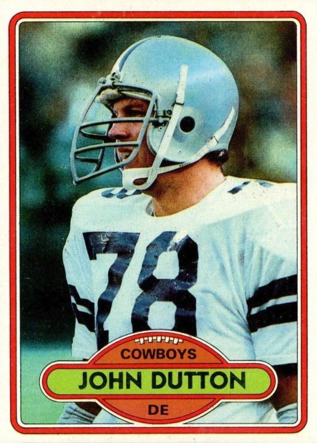 1980 Topps John Dutton #134 Football Card