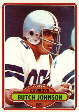 1980 Topps Butch Johnson #506 Football Card