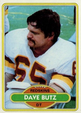 1980 Topps Dave Butz #499 Football Card