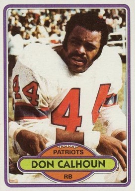 1980 Topps Don Calhoun #472 Football Card