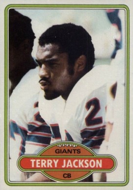 1980 Topps Terry Jackson #474 Football Card