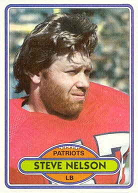 1980 Topps Steve Nelson #452 Football Card