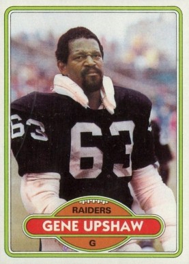 1980 Topps Gene Upshaw #449 Football Card