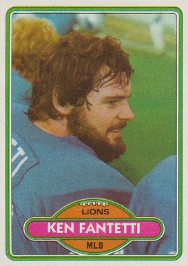 1980 Topps Ken Fantetti #444 Football Card