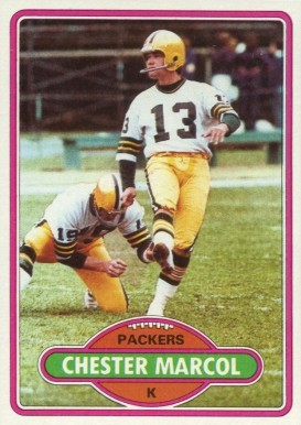 1980 Topps Chester Marcol #431 Football Card