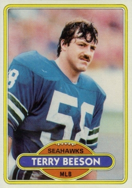 1980 Topps Terry Beeson #428 Football Card