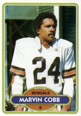 1980 Topps Marvin Cobb #419 Football Card